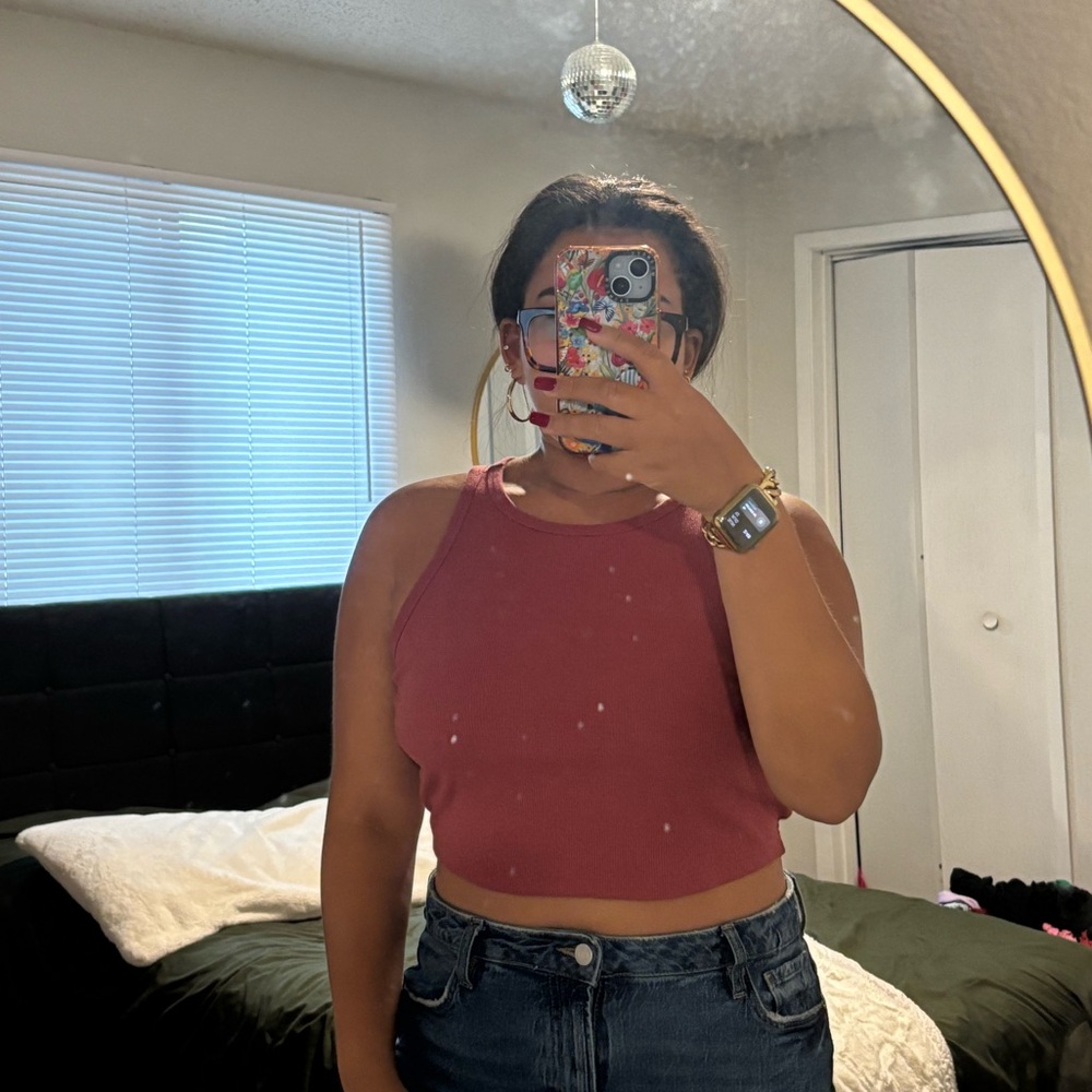 Wild Fable Maroon Tank Top